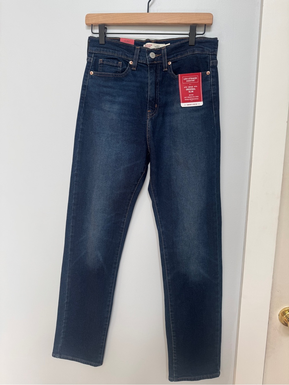 Levi's Women’s Vintage Original Slim Dark Blue Slim Mid Rise Jeans 4- 27